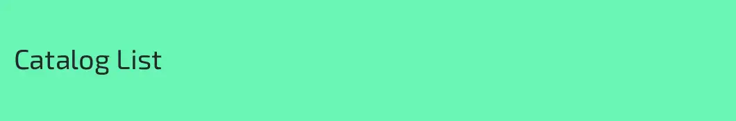 Catalog List